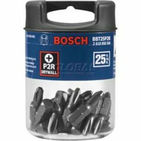 BOSCH BOSCH 2 Big Tac 25Pack Bit Set, BBT25R2, R2Point, 14 Shank BBT25R2